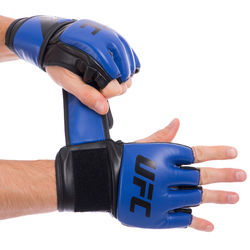 Рукавички для змішаних єдиноборств MMA PU UFC Contender L/XL (UHK-69142, синій)