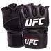 Перчатки для смешанных единоборств MMA кожаные UFC Pro (UHK-69908, черный)