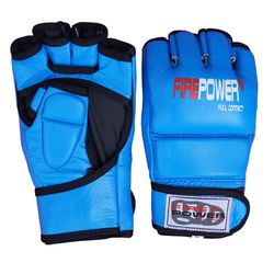 Перчатки ММА FirePower (FPMG1, синие)