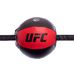 Груша пневматична Кругла на розтяжках UFC з PU (UHK-69749, чорний-червоний)