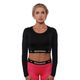 Рашгард женский короткий Berserk Sport - ACTIVE black (RT2325B, Черный)