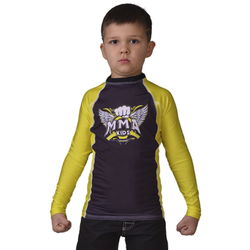 Рашгард MMA KIDS yellow Berserk Sport