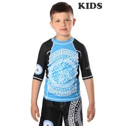 Рашгард детский Berserk Sport APPROVED WPC KIDS blue (RS7801B, Сине-Черный)