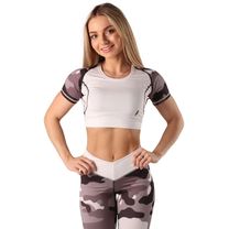 Рашгард жіночий короткий Berserk Sport CAMO WHITE (RS564W, Білий)