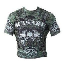 Рашгард Masaru Short Sleeve Rash Guard:Skull