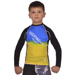 Рашгард UKRAINE FIGHTER KIDS black