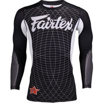 Рашгард з довгим рукавом Fairtex (RG4-2xl, Чорний)