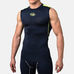 Компресійна футболка без рукавів Peresvit Air Motion Compression Tank Navy Flu Yellow