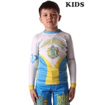 Рашгард дитячий Berserk Sport HETMAN KIDS blue (009250, Синьо-жовтий)