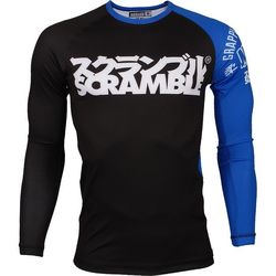 Рашгард Scramble BJJ Ranked Rash Guard Черно-синяя