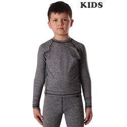 Рашгард дитячий Berserk Sport KIDS melange grey (RS8901G, Сірий)