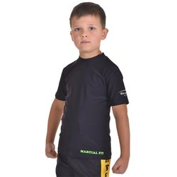 Компресійна футболка Berserk Sport MARTIAL FIT red (FC2115B, Чорний)