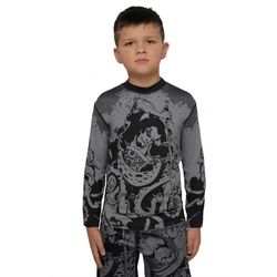 Рашгард детский Berserk Sport SAMURAY KIDS grey (RS1401G, Серый)