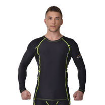 Рашгард для MMA LEGACY LONG SLEEVE black/yellow