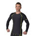 Рашгард для MMA LEGACY LONG SLEEVE black/yellow Berserk Sport