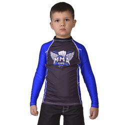 Рашгард MMA KIDS blue