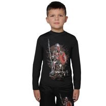 Рашгард дитячий Berserk Sport SPARTA KIDS blаck (RS1621B, Чорний)