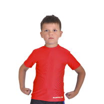 Футболка компрессионная for KIDS MARTIAL FIT red