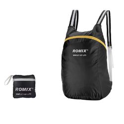 Складной портативный рюкзак ROMIX (RH30B, черный)