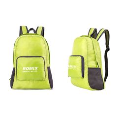 Складаний портативний рюкзак для подорожей ROMIX (RH27GN, зелений)