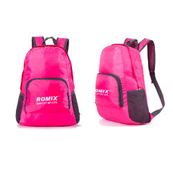 Складной портативный рюкзак для путешествий ROMIX (RH27P, розовый)
