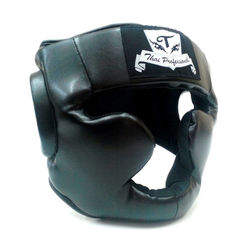 Шлем Thai Professional кожзам на шнурках (TPHG3L, черный)