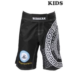 Шорты для ММА детские Berserk Sport PANKRATION approved WPC KIDS black (SH7681B, Черный)