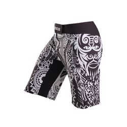 Шорты для ММА Berserk Sport AFRICAN MASK black (SH5612B, Черно-белый)