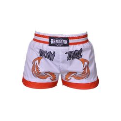 Шорты для тайского бокса Berserk Sport MUAY THAI FIGHTER white (TF8900W, Бело-Красный)