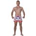 Шорты для тайского бокса Berserk Sport MUAY THAI FIGHTER white (TF8900W, Бело-Красный)