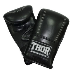 Снарядные перчатки THOR 605 из натуральной кожи (605-Leather-BLK, Черный)
