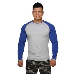 Реглан Berserk Sport Long Sleeve grey/blue (LS1211LGB, Серый)