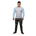 Реглан Berserk Sport Long Sleeve grey/light blue (LS121LGB, Сірий)