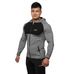 Худи спортивная Berserk Sport EVOLUTION FIT melange (H1609M, Серый)