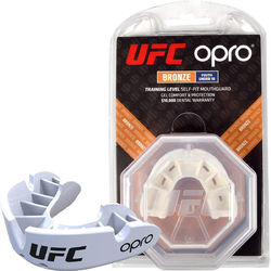 Капа OPRO Junior Bronze UFC Hologram White (002264002)