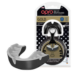 Капа OPRO Gold (Black/Pearl, 002193001)