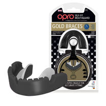 Капа OPRO Gold Braces (Black/Pearl, 002194001)