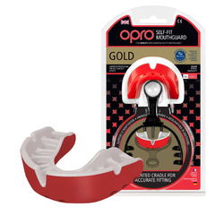 Капа OPRO Gold (Red/Pearl, 002193005)