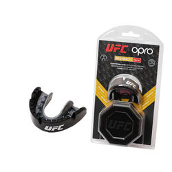 Капа OPRO Gold Braces UFC Hologram (Metal/Silver, 002262001)