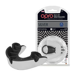 Капа OPRO Silver (White/Black, 002189006)