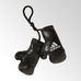 Сувенірні боксерські рукавиці Adidas на шнурках 9.5см (adibpc02, чорні)