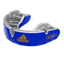 Капа боксерская Adidas OPRO серии GOLD взрослая (ADIBP35-BL, сине-белая)