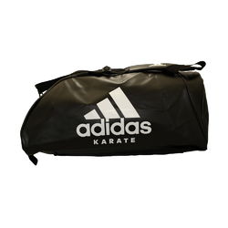 Сумка спортивна трансформер Adidas з логотипом Карате 62см * 31см * 31см з PU (ADIACC051K-BKWH, чорно-білий)