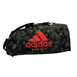 Спортивна сумка Adidas камуфляж з логотипом Karate 62см * 31см * 31см (ADIACC053K, камуфляж)