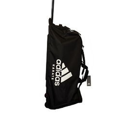 Сумка на колесах Adidas 600D Polyester с логотипом Дзюдо 80см*40*37см (adiACC057J-BKWH, черно-белый)