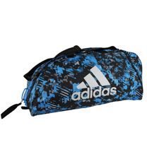 Спортивная сумка трансформер Adidas синий камуфляж без логотипа 62см*31см*31см (ADIACC058MA-BL, синий)