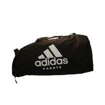 Сумка спортивная трансформер (сумка-рюкзак) Adidas с логотипом Karate 62см*31см*31см (adiACC052K-BKWH, черно-белый)