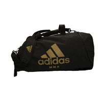 Сумка спортивна трансформер (сумка-рюкзак) Adidas з логотипом MMA 62см * 31см * 31см (adiACC052MMA, чорно-білий)