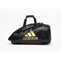 Спортивная сумка-рюкзак Адидас с логотипом WAKO из PU 62см*31см*31см (ADIACC051WAKO, черная)