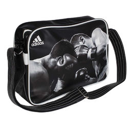 Сумка через плече Adidas з логотипом Бокс (ADIACC111CS, чорна)
